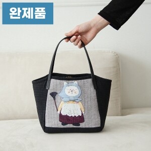 [바이핸즈] 퀼트완제품 가방 - 마녀고양이 토트백 시즌2 (개)