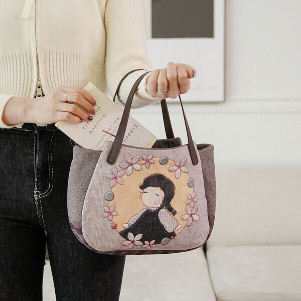 [퀼트바이엘&바이핸즈] 퀼트패키지 가방 - 베이비엘 토트백