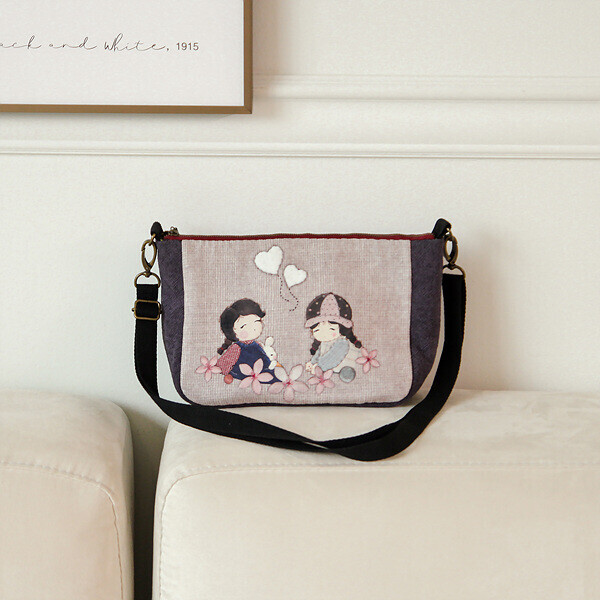 [퀼트바이엘&바이핸즈] 퀼트패키지 가방 - 베이비엘  크로스백